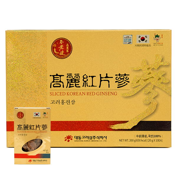 Hồng sâm củ khô thái lát 200gram