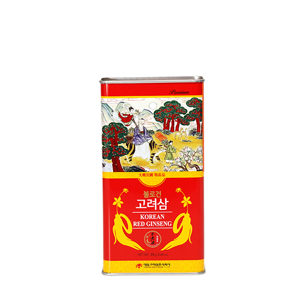 Hồng sâm củ khô dòng Premium 75gram 3-5 củ