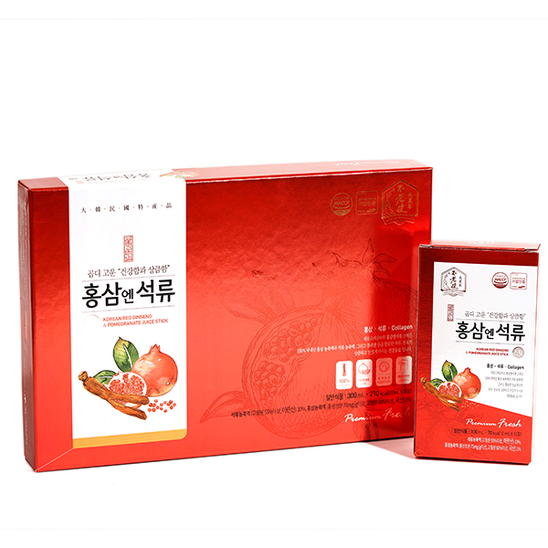 Nước hồng sâm lựu collagen